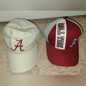 2 Alabama ball caps